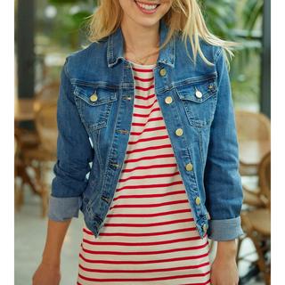 La Petite Etoile Jeansjacke mit Knöpfen  