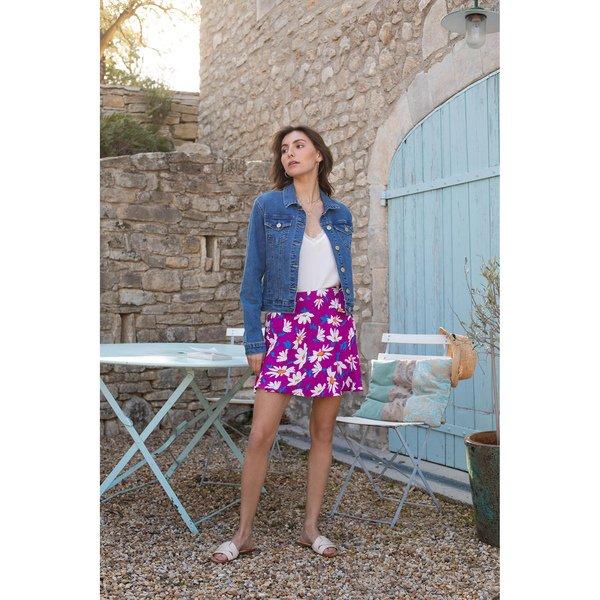 La Petite Etoile Veste en Jeans avec Boutons  