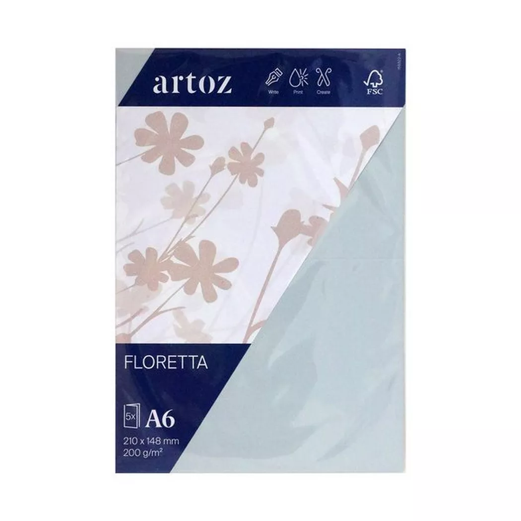 Artoz - Karten Set, 210X148MM, Hellblau