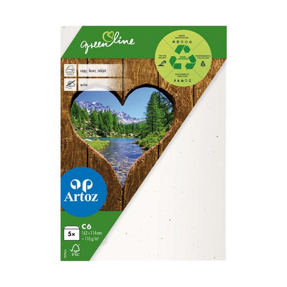 Artoz Pack enveloppes Green Line 