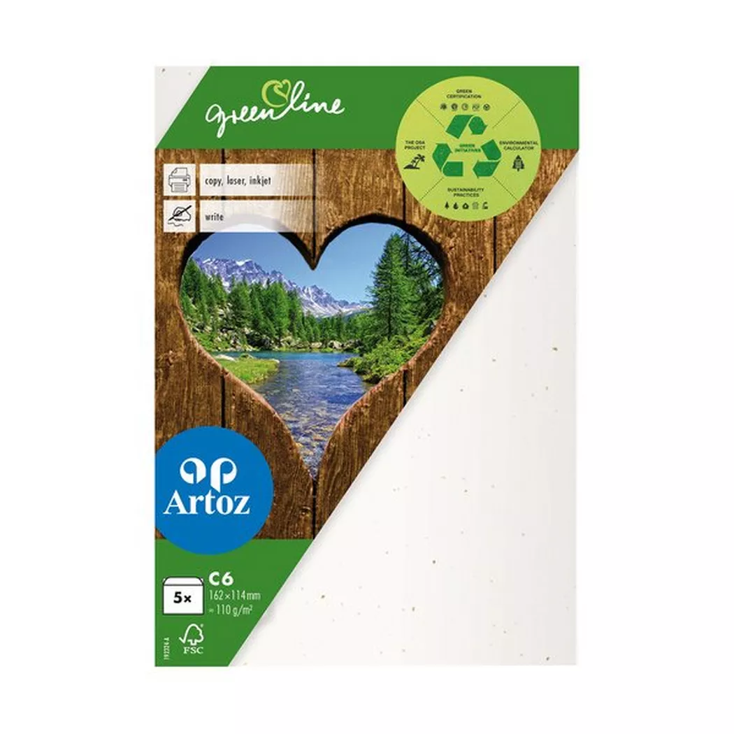 Artoz - Briefumschläge Set, C6, Beige