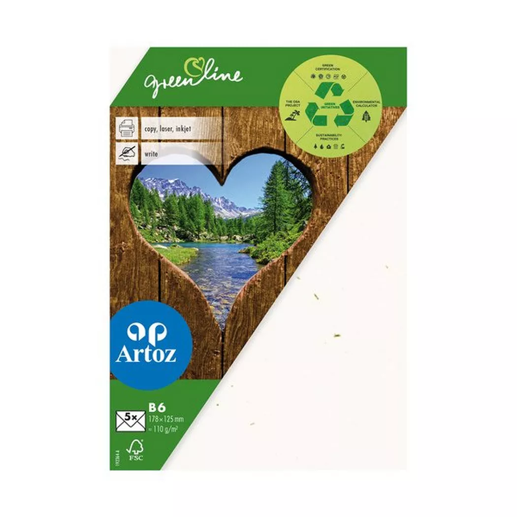 Artoz - Briefumschläge Set, B6, Beige