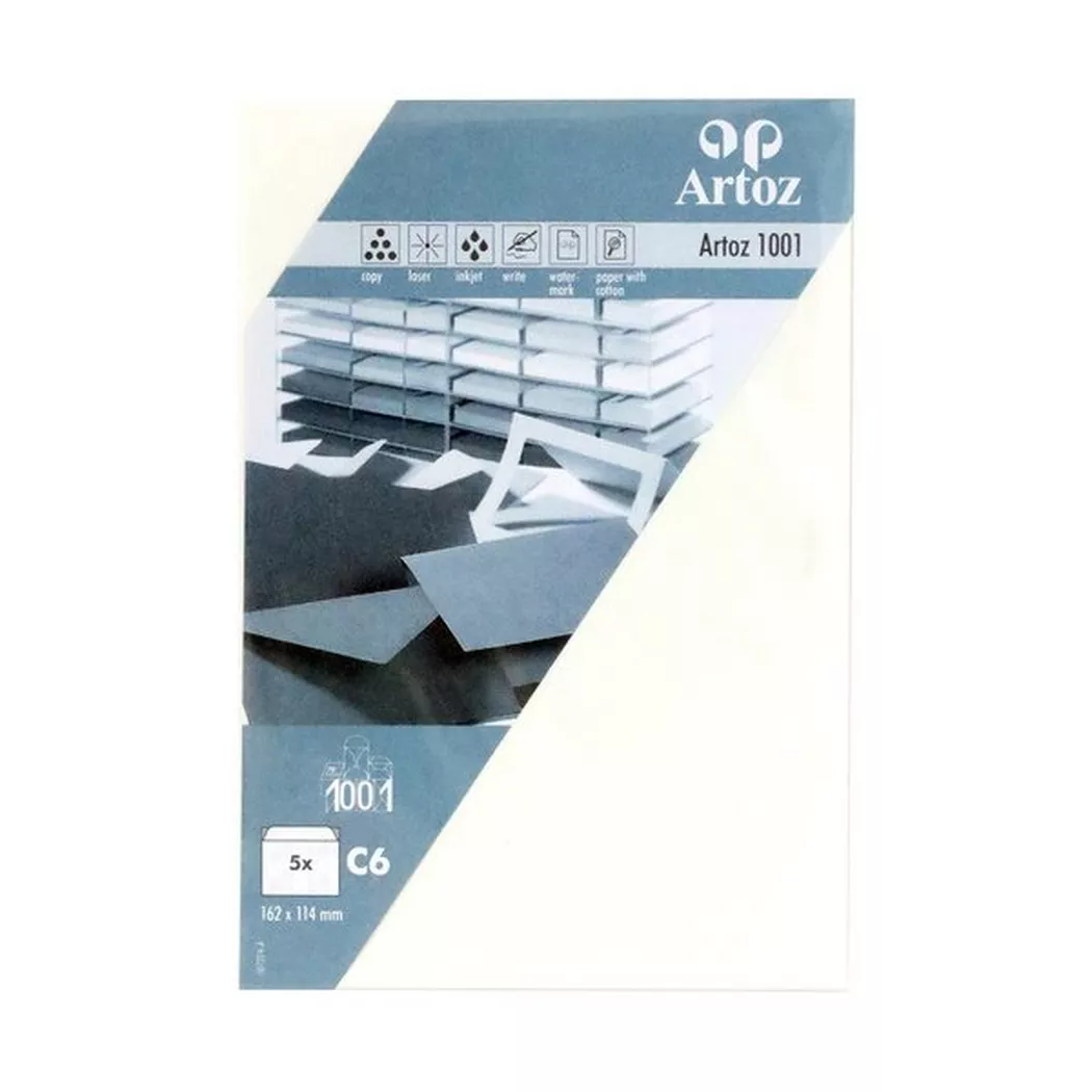 Artoz - Briefumschläge Set, C6, Weiss