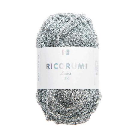 RICO-Design Filato da cucito Ricorumi Lame, argento 