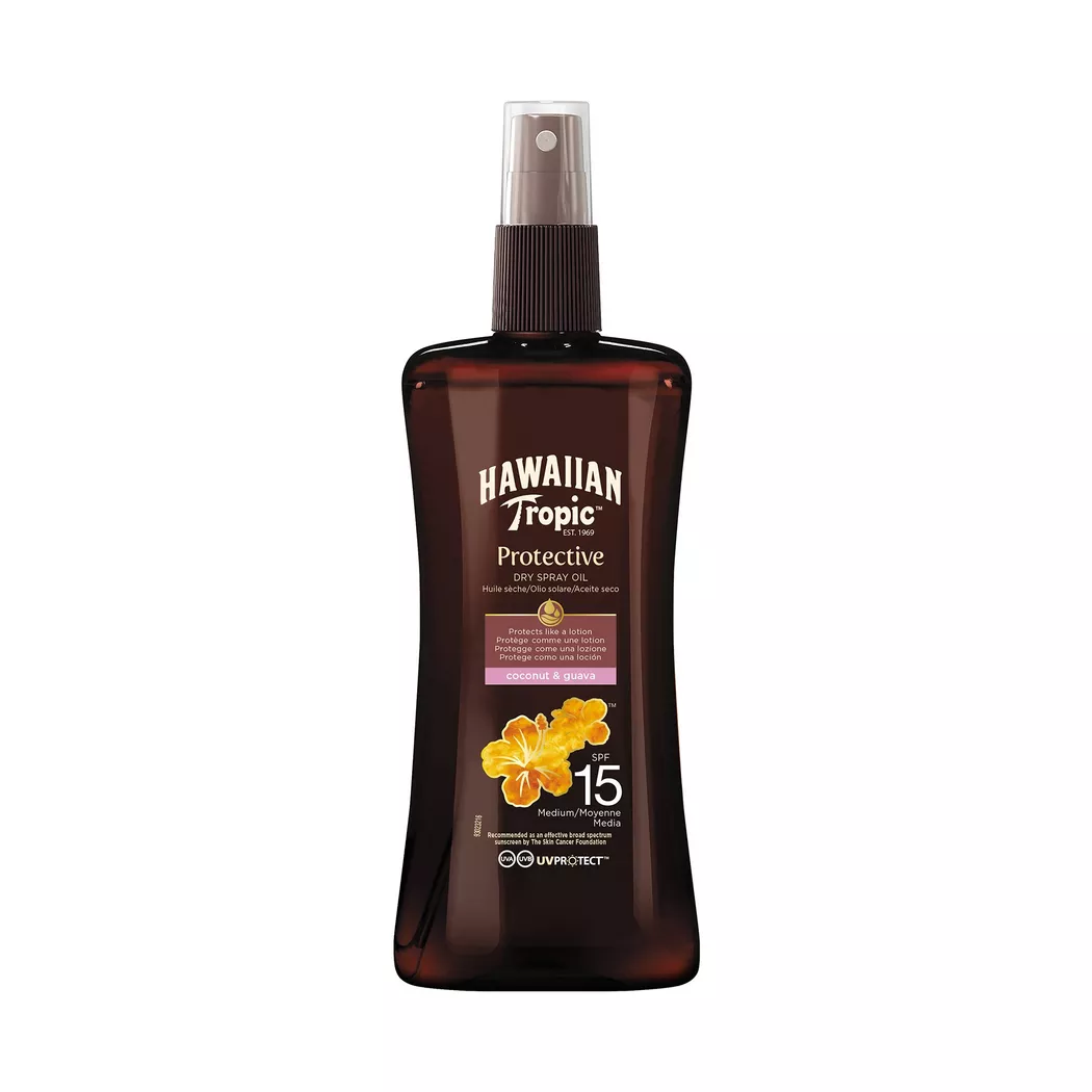 Hawaiian Tropic Protective Dry Spray SPF15 - 200 ml.