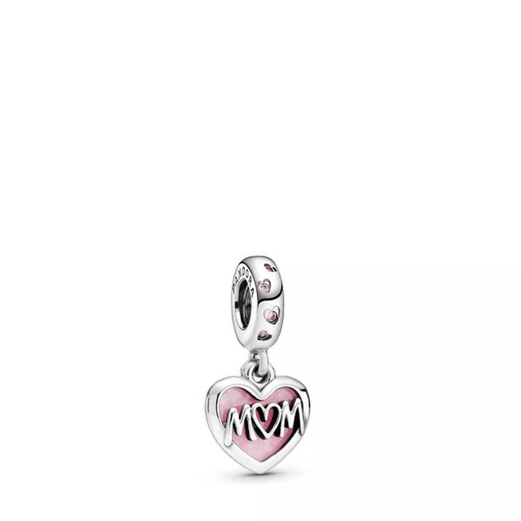 Pandora - Love You Mum Infinity Heart Charm - black  female 2