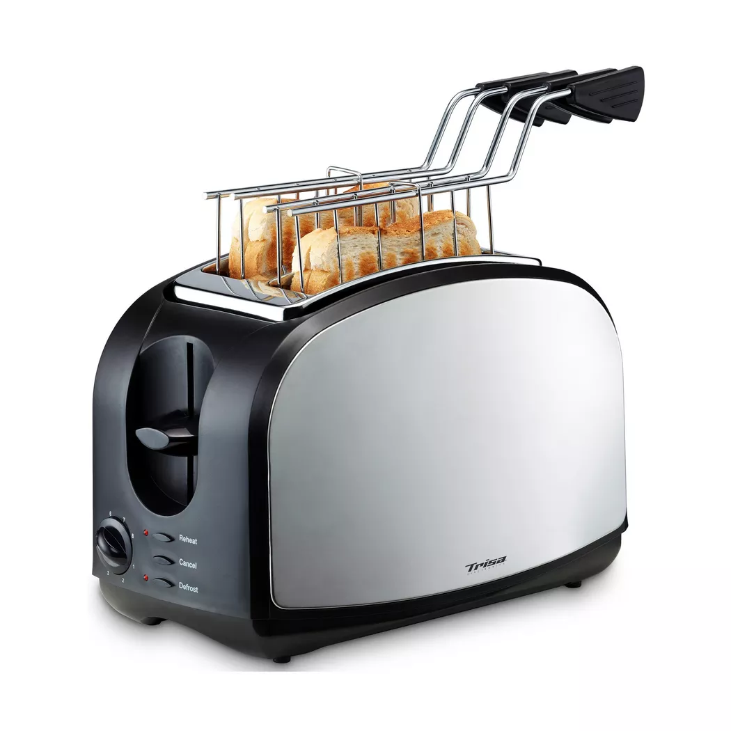 Trisa – Toaster mit Sandwich-Zangen, Chrom