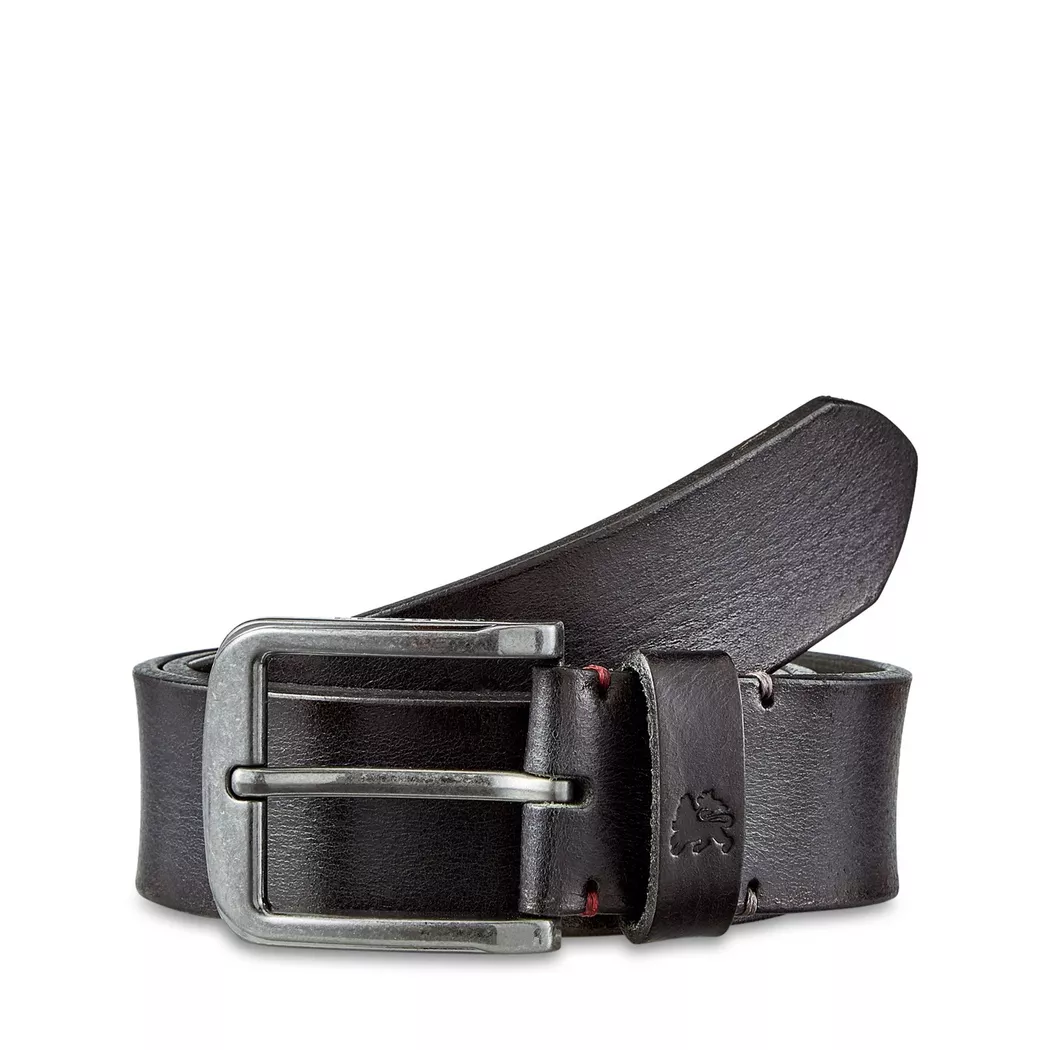 Ledergürtel LERROS "Ledergürtel *James*", Herren, Gr. 100, schwarz, Leder, Gürtel Ledergürtel 2