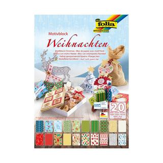 Folia Motivblock Weihnachten 