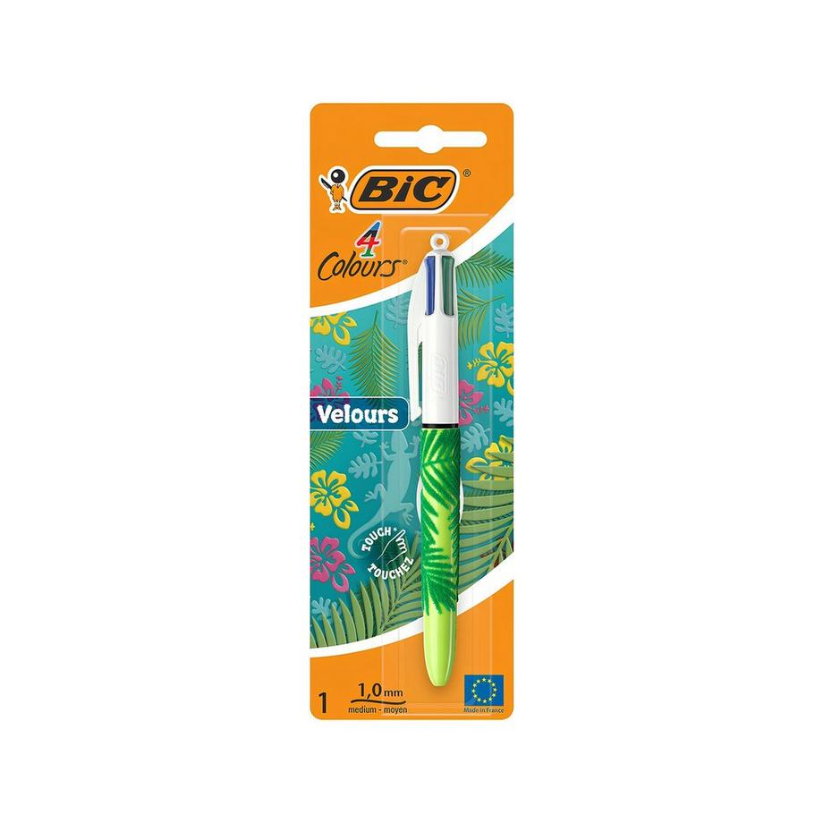 BiC Velours Kugelschreiber 4-farbig 