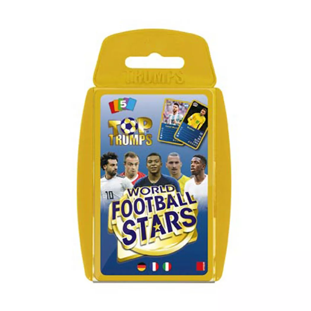 Winning Moves - Top Trumps Weltfussball Stars D/F/I, Multicolor