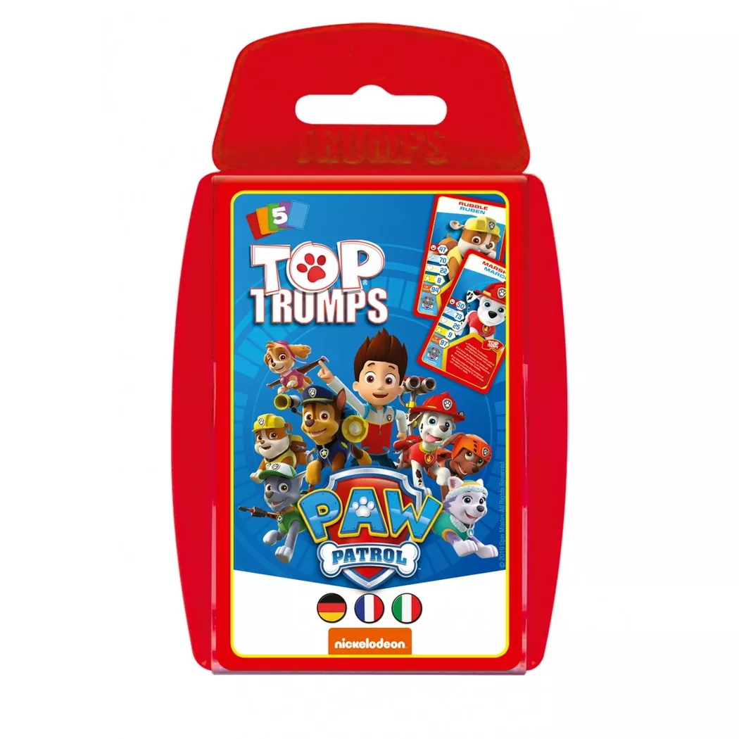 Top Trumps - Paw Patrol D/F/I,  Paw Patrol, Multicolor