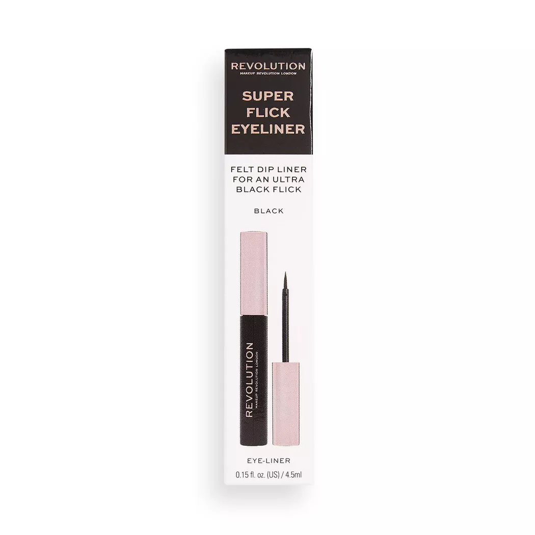 Revolution - Super Flick Eyeliner, 4.5 ml, Black