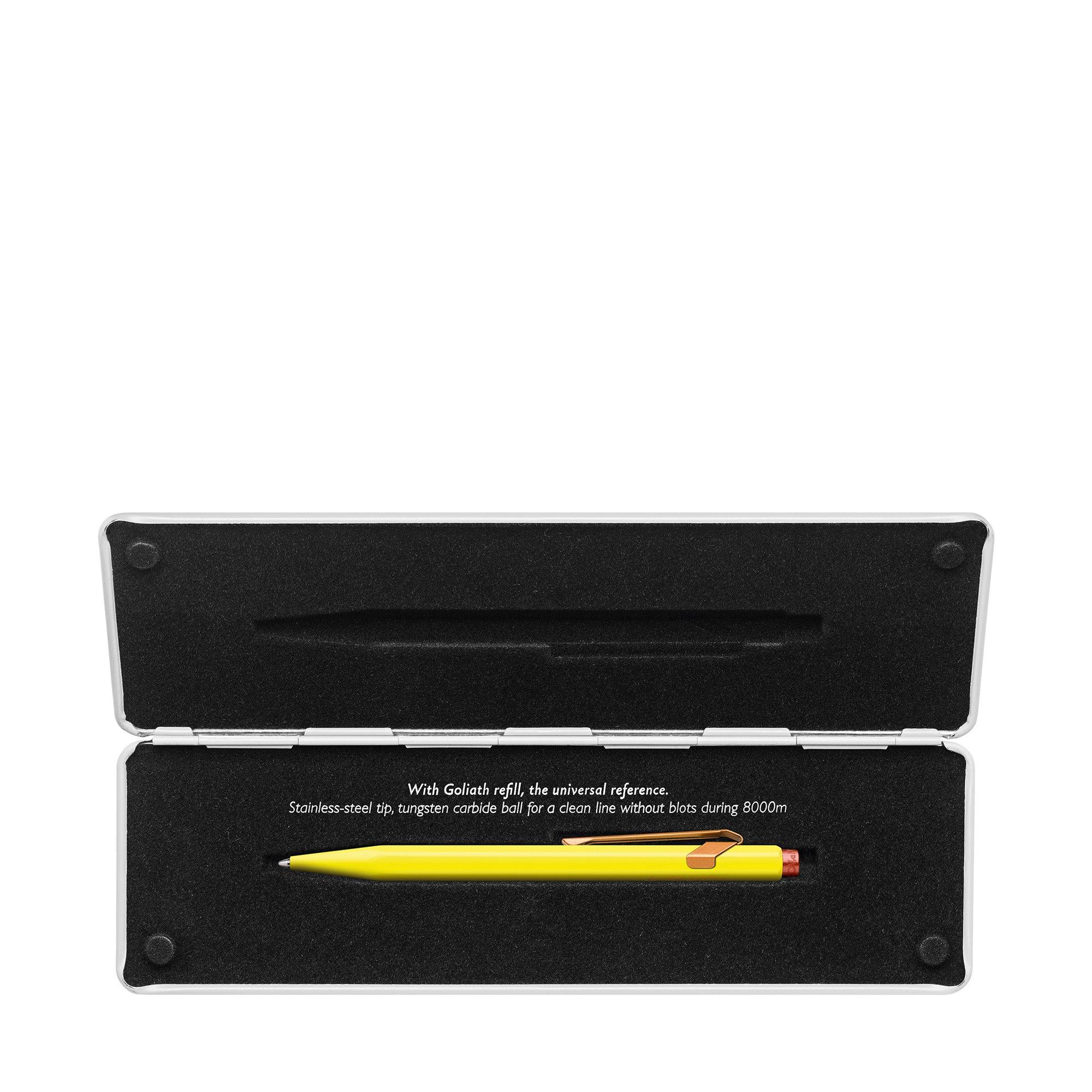 Caran d'Ache Penna a sfera con astuccio in metallo Claim your Style 