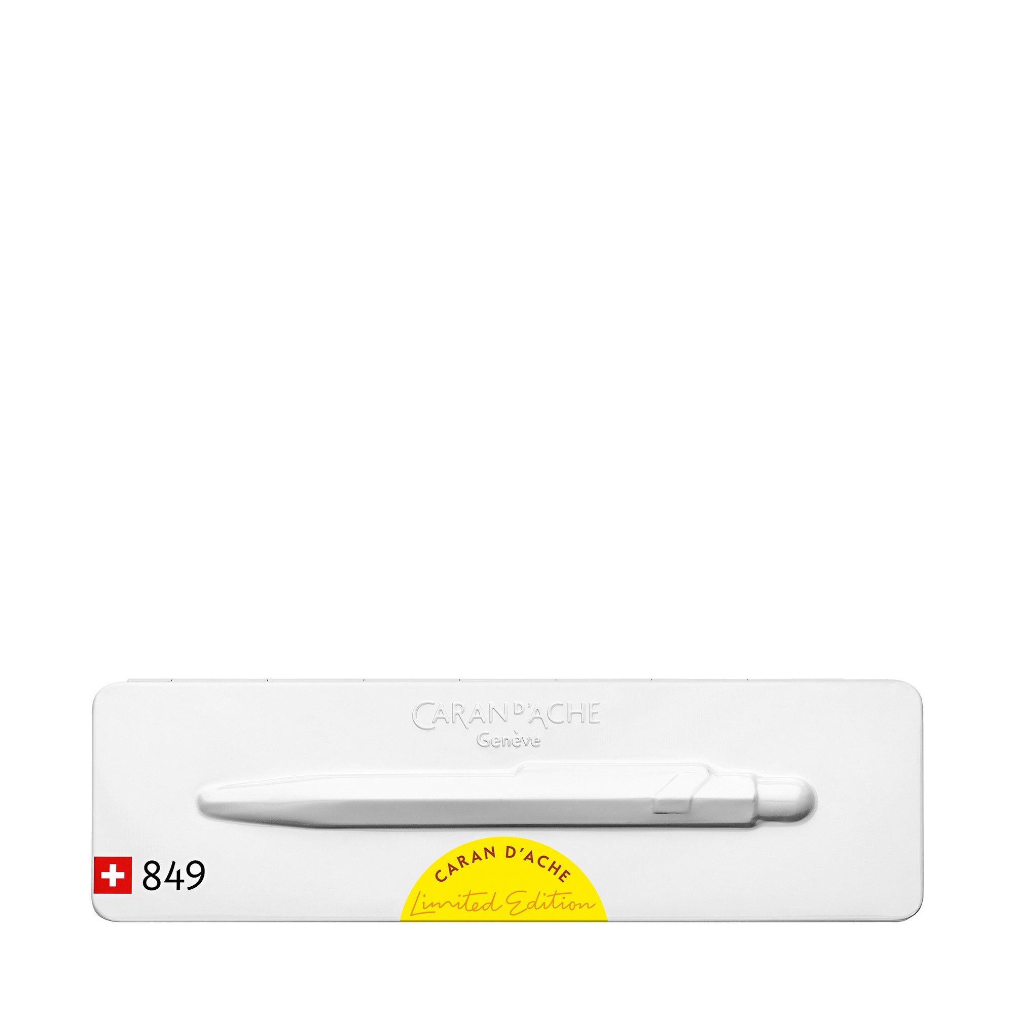 Caran d'Ache Penna a sfera con astuccio in metallo Claim your Style 
