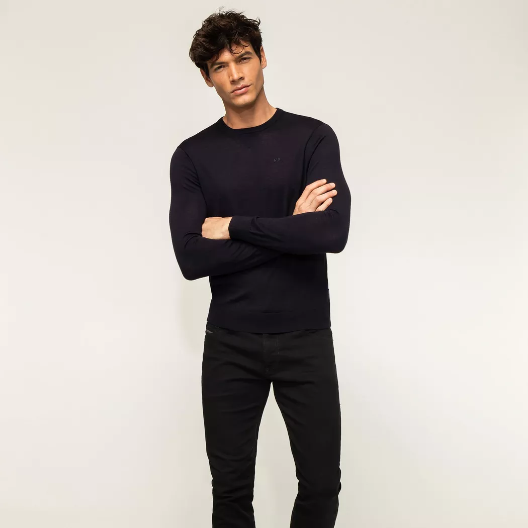 Armani Exchange - Pullover, für Herren, Black, Größe L