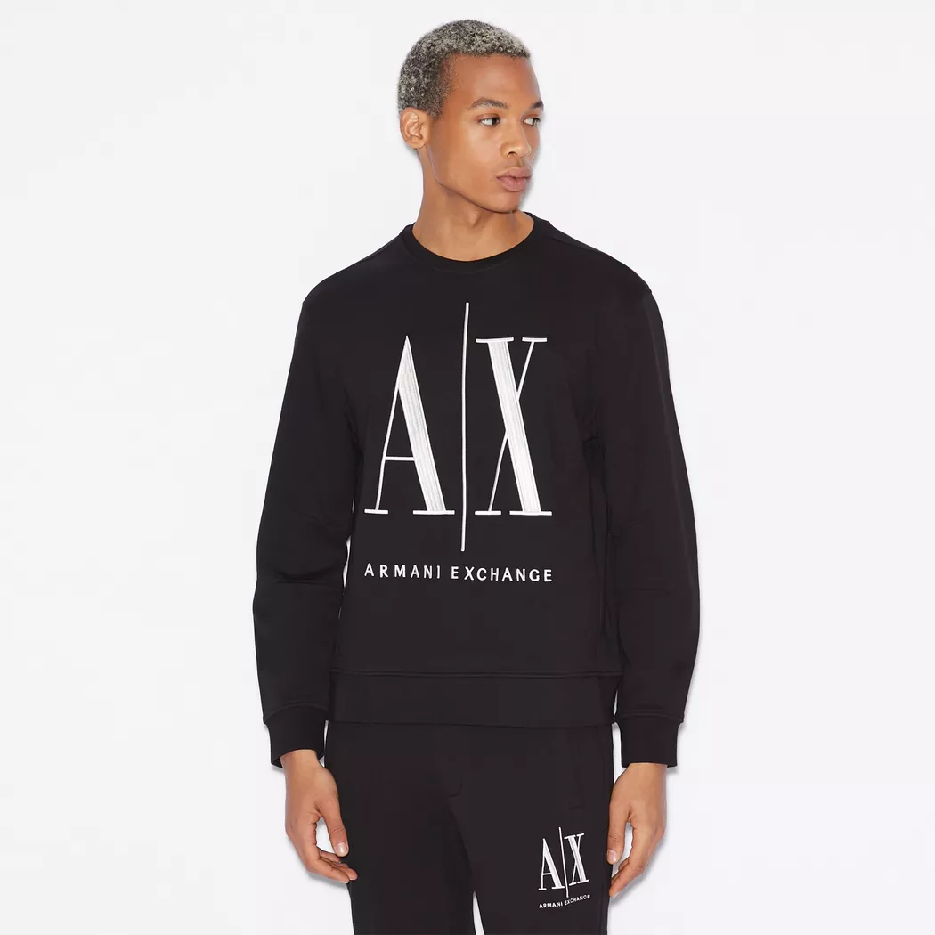 Giorgio Armani Exchange - Sweatshirt, für Herren, Black, Größe S