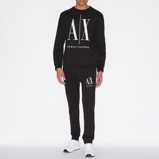Armani Exchange Rundhals Sweatshirt mit Logo Print  