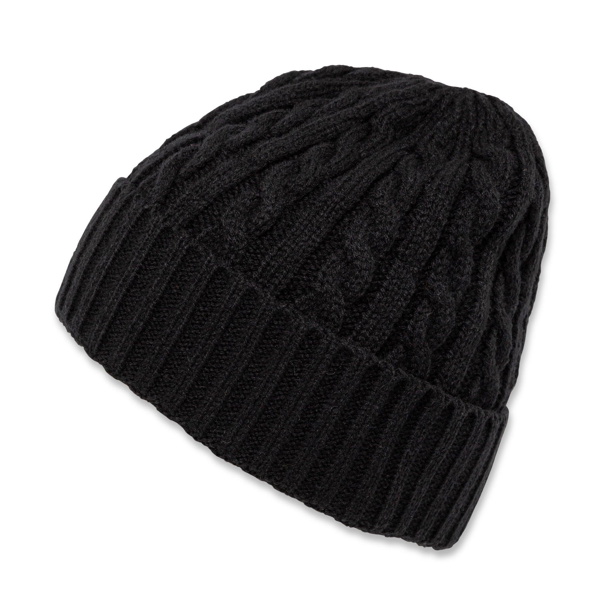 Image of Beanie Herren Black ONE SIZE