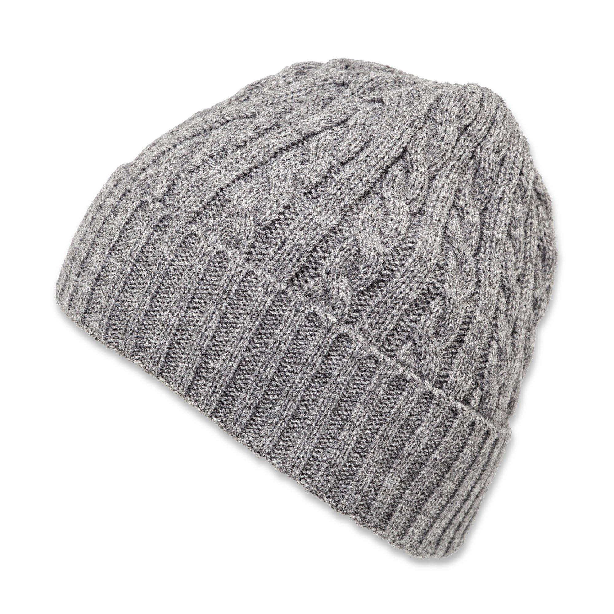 Image of Beanie Herren Grau ONE SIZE
