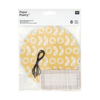 RICO-Design Etiquettes pour bocaux à conserves Paper Poetry 