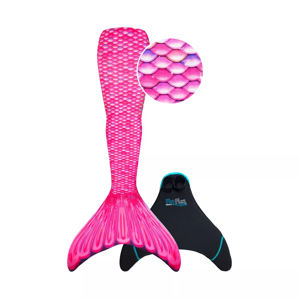 Fin Fun - Meerjungsfrau Mermaidens Malibu Pink Kids, 134/146