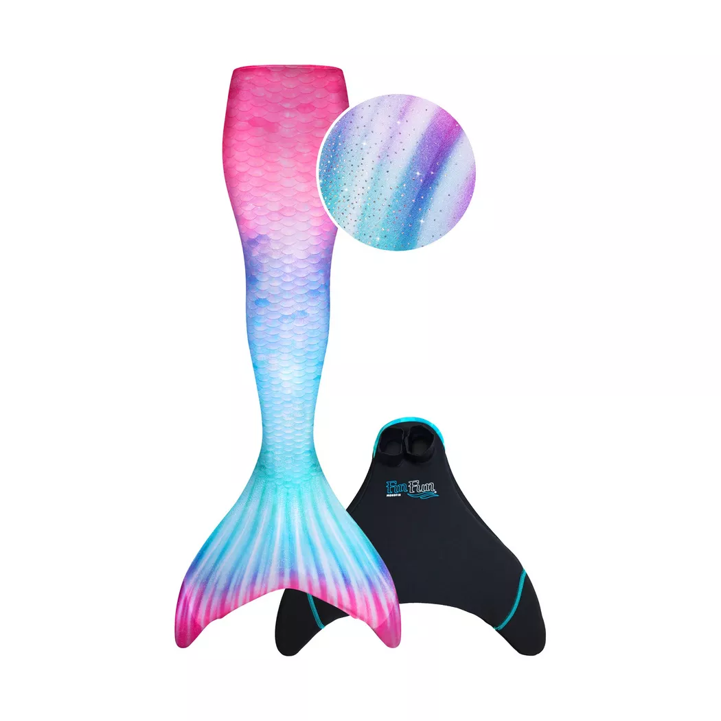 Fin Fun - Meerjungsfrau Mermaidens Fiji Fantasy Kids, 146-152, Rot