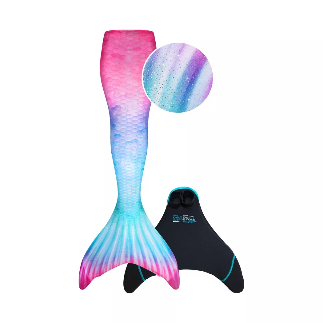 Fin Fun - Meerjungsfrau Mermaidens Fiji Fantasy Adult, XS, Rot