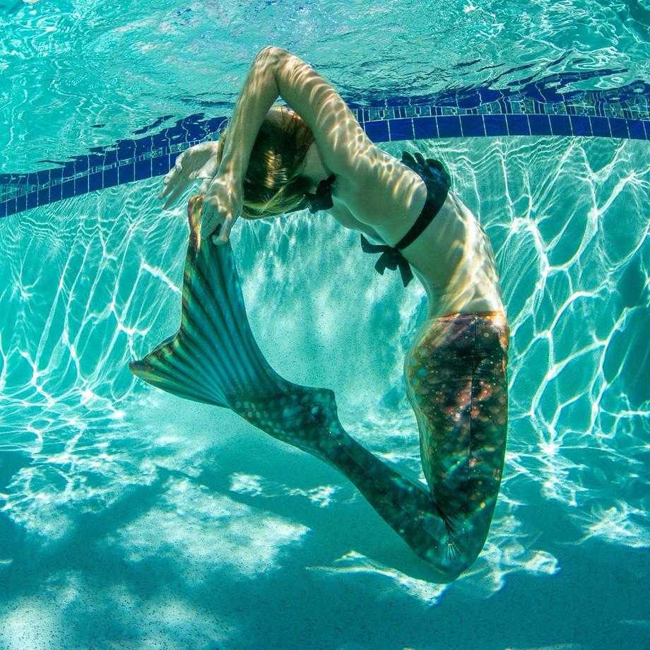 Fin Fun  Sirena Mermaidens Bronzed Emerald Kids 