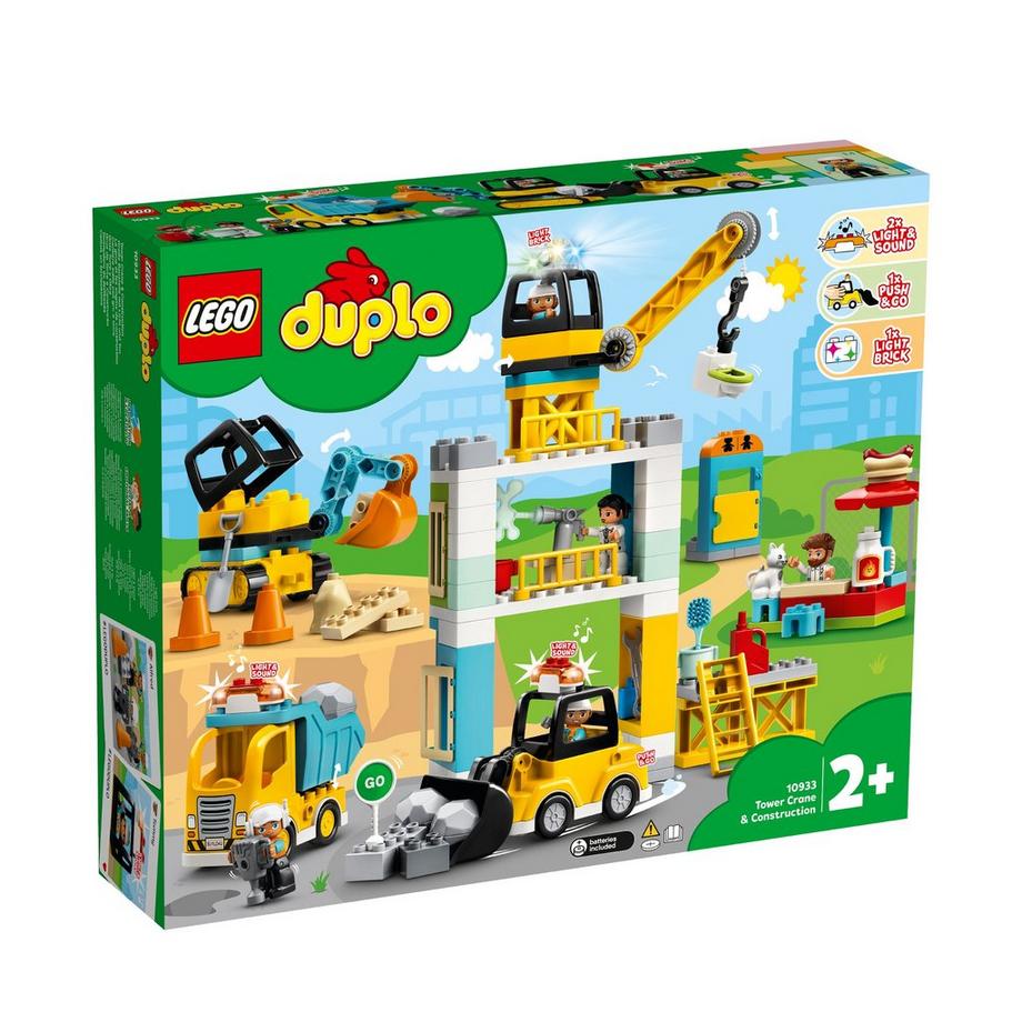 10933 Cantiere edile con gru a torre 