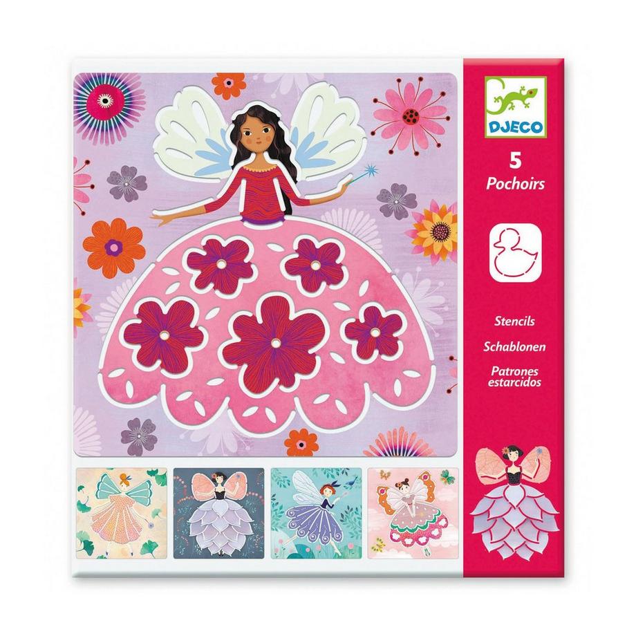 Djeco Schablonen Feen 