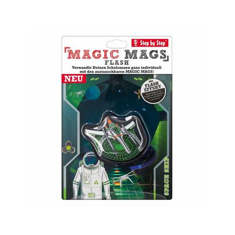 Step by Step Tornister Anhänger Set MAGIC MAGS FLASH, Space Ship 