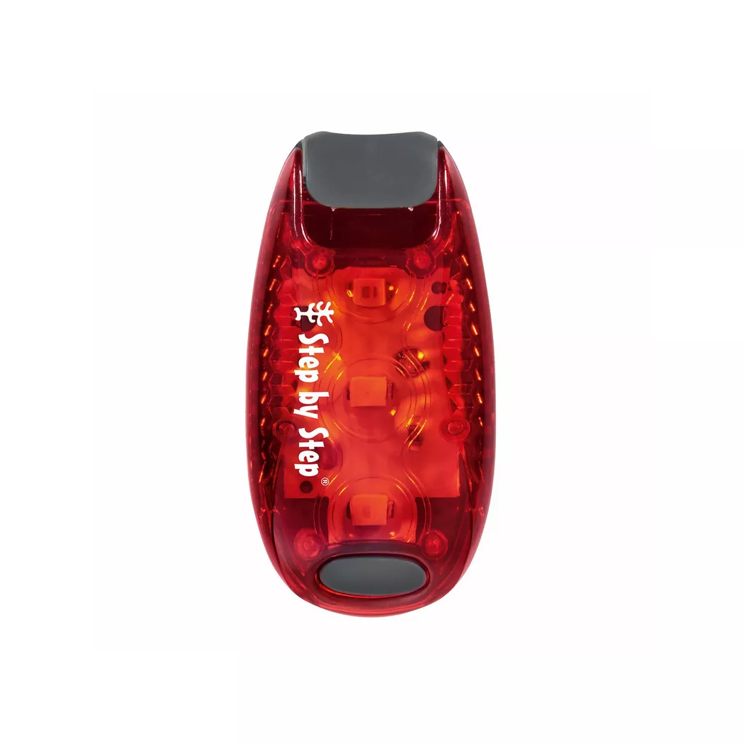 Step by Step - LED-Sicherheits-Klemmleuchte, One Size, Rot