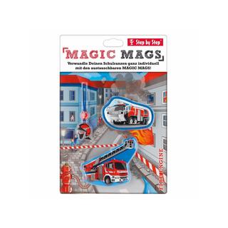 Step by Step Tornister Anhänger Set
 MAGIC MAGS, Fire Engine 