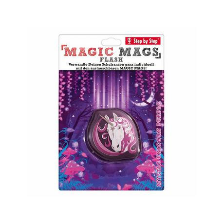 Step by Step Tornister Anhänger Set MAGIC MAGS FLASH, Mystic Unicorn Purple 