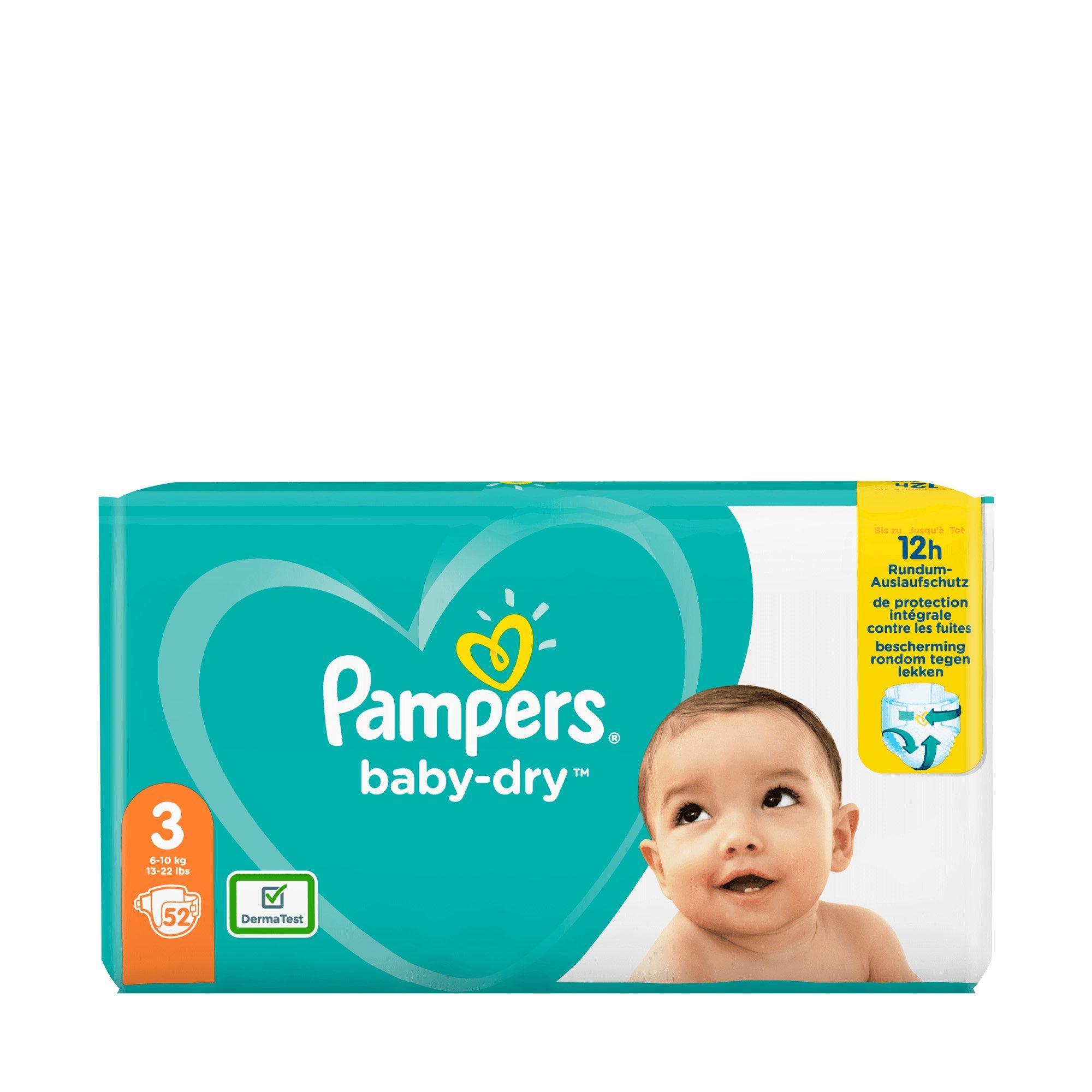 Image of *pamp Baby Dry Gr.3 Midi 6-10kg Damen 52STK