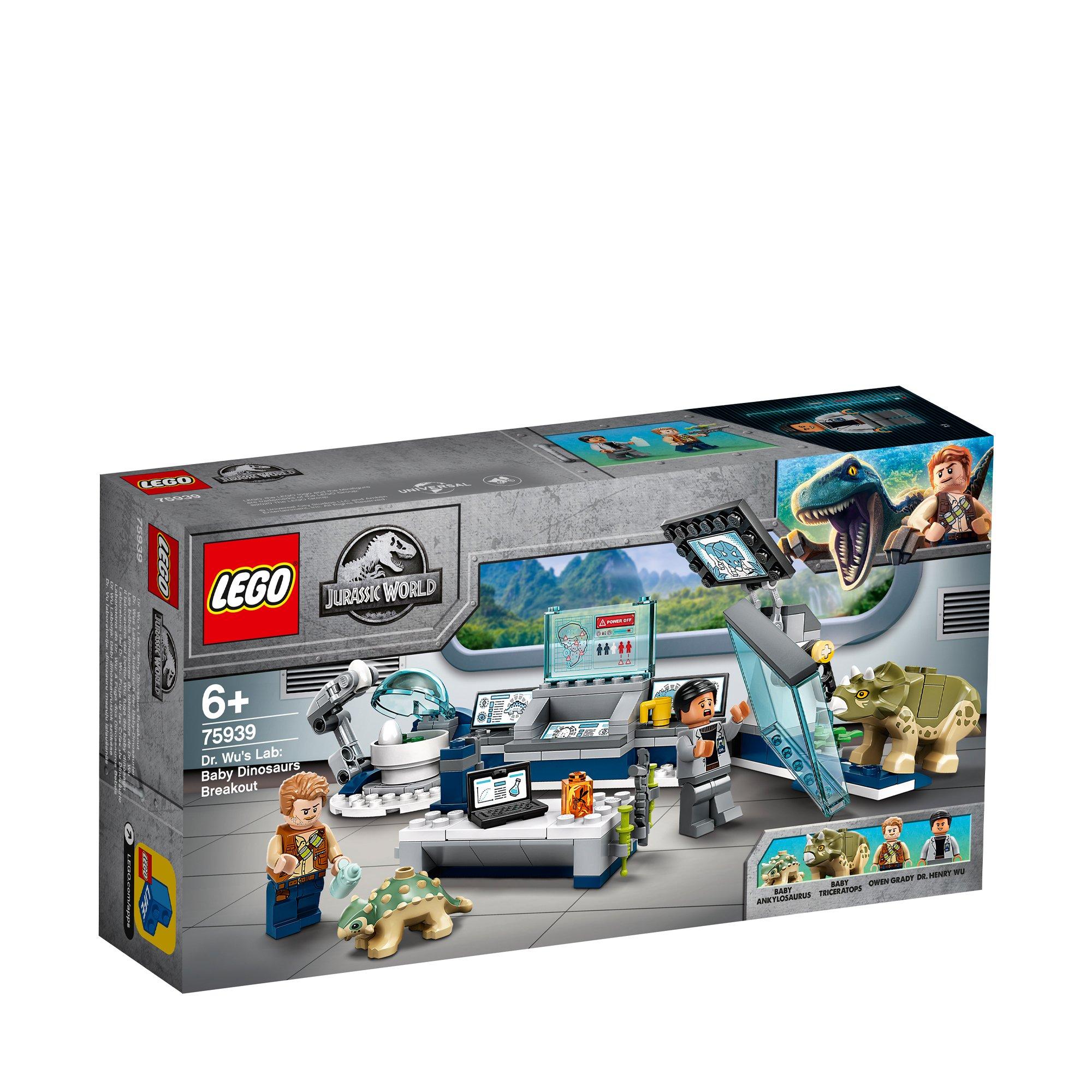 LEGO®  75939 Il laboratorio del Dottor Wu: fuga dei baby dinosauri  