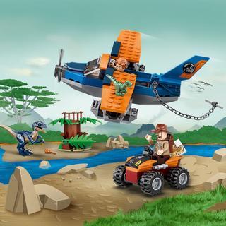 LEGO®  75942 Vélociraptor : la mission de sauvetage en avion  