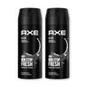 AXE Black Deodorant Black, Duo 