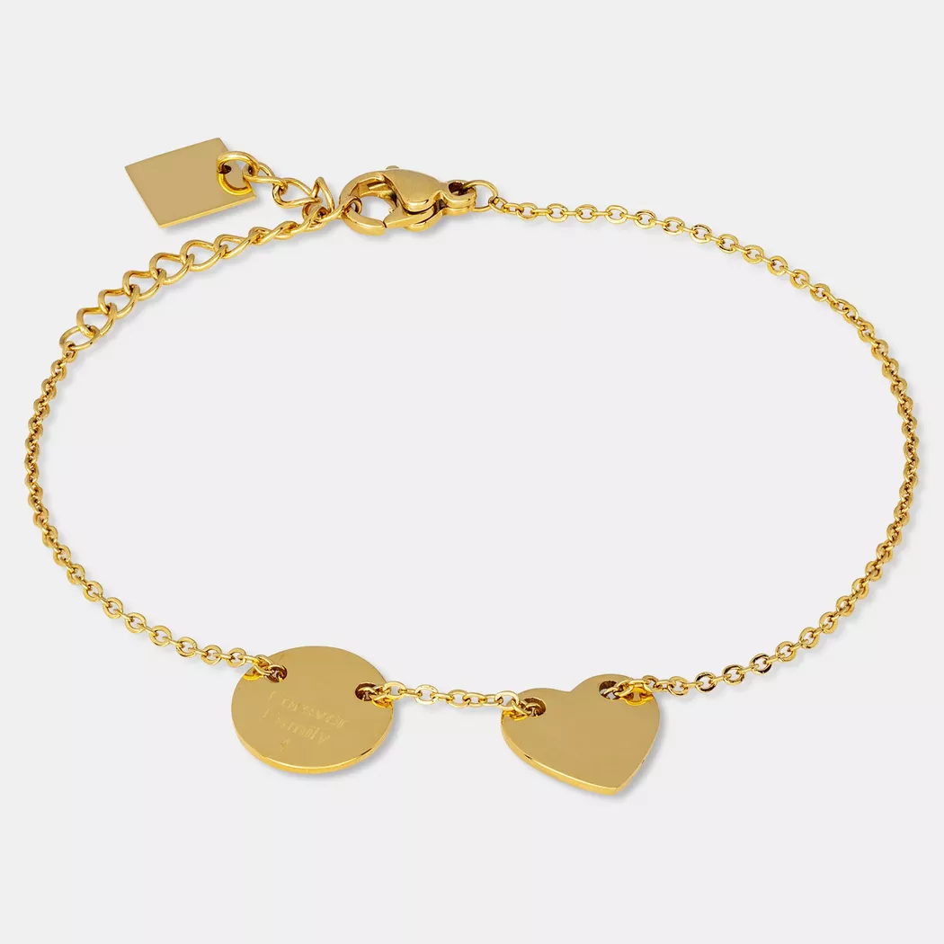 ZAG Bijoux - Armband, Talisman, 18cm, Gold