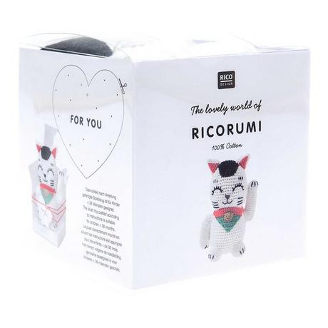 RICO-Design Set de crochet Lucky cat 