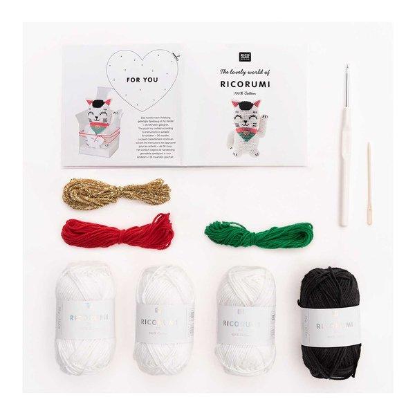 RICO-Design Set de crochet Lucky cat 