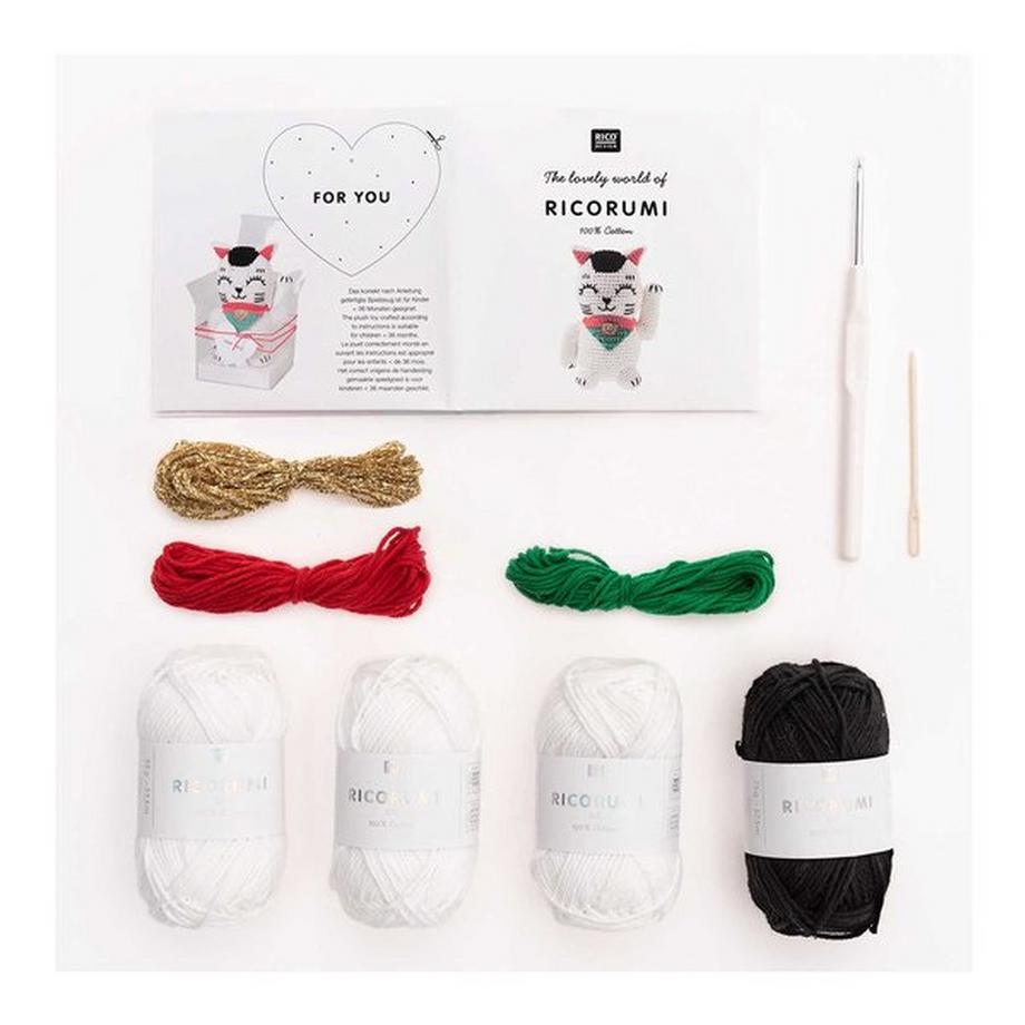 Rico Design Set de crochet Lucky cat 