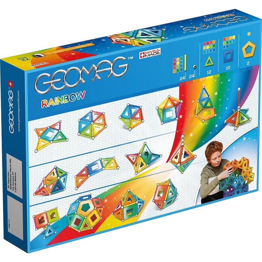 Geomag  Rainbow, 72 Pezzi 
