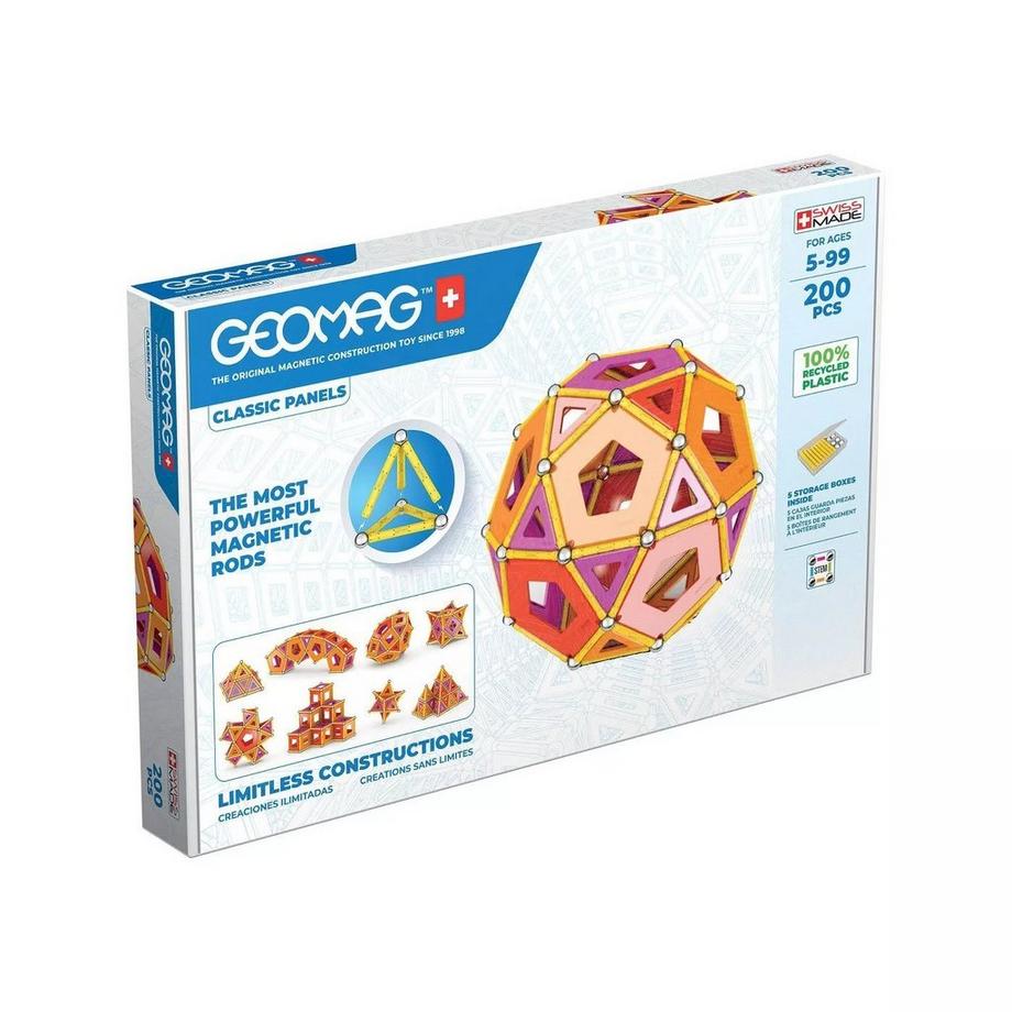 Geomag @ Geomag Panels GREEN line 200 Panels Magnetic Building Set 200, Green Line 