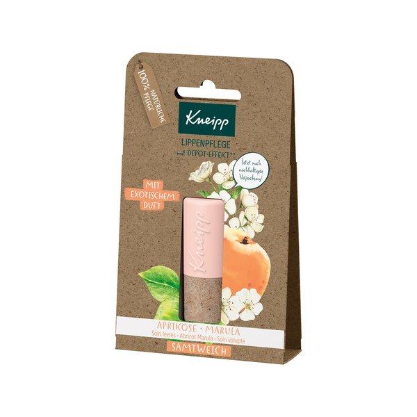 Kneipp Lippenpflege Samtweich Soin lèvres Soin volupté - Abricot & Marula 