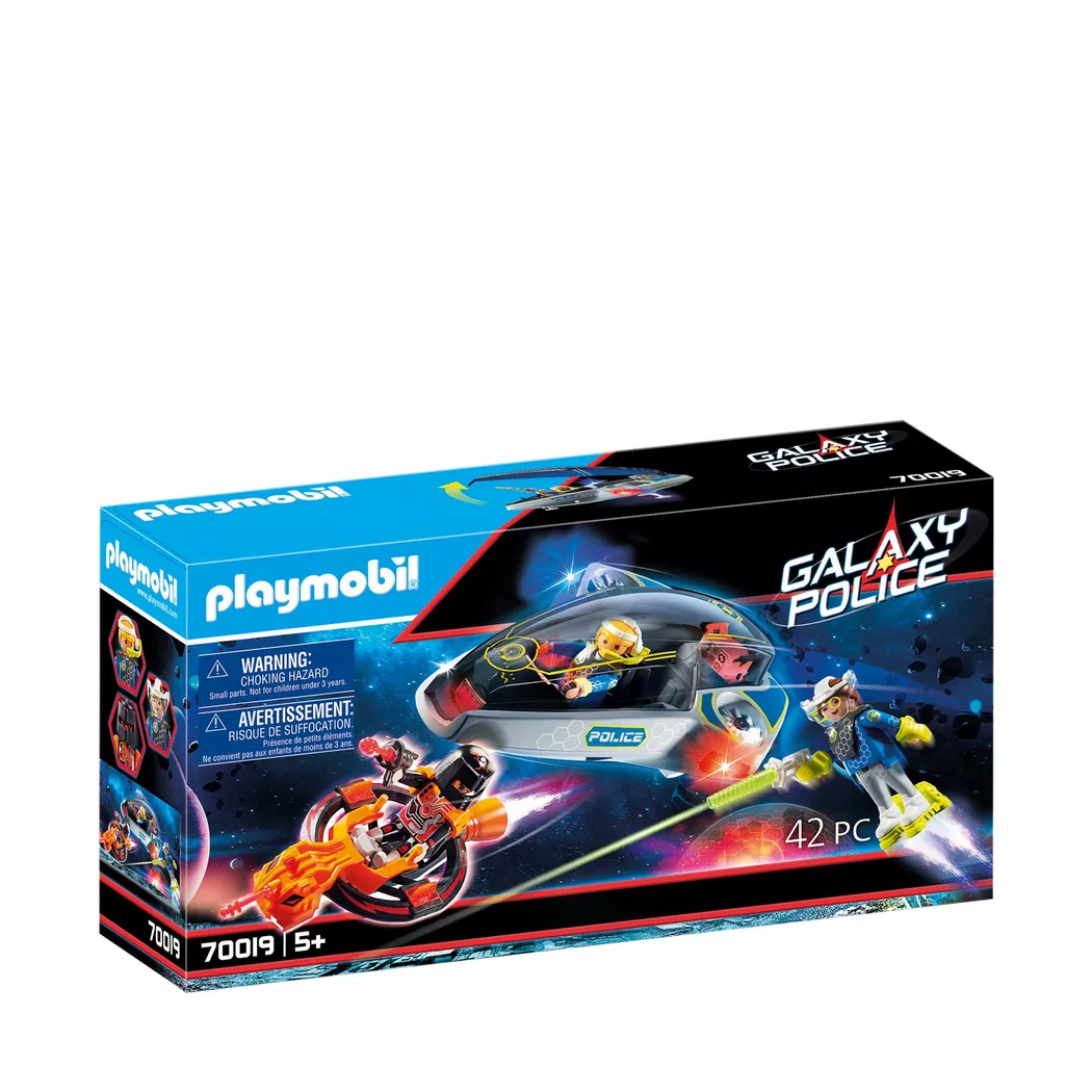 Playmobil - 70019 Galaxy Police-Glider, Multicolor