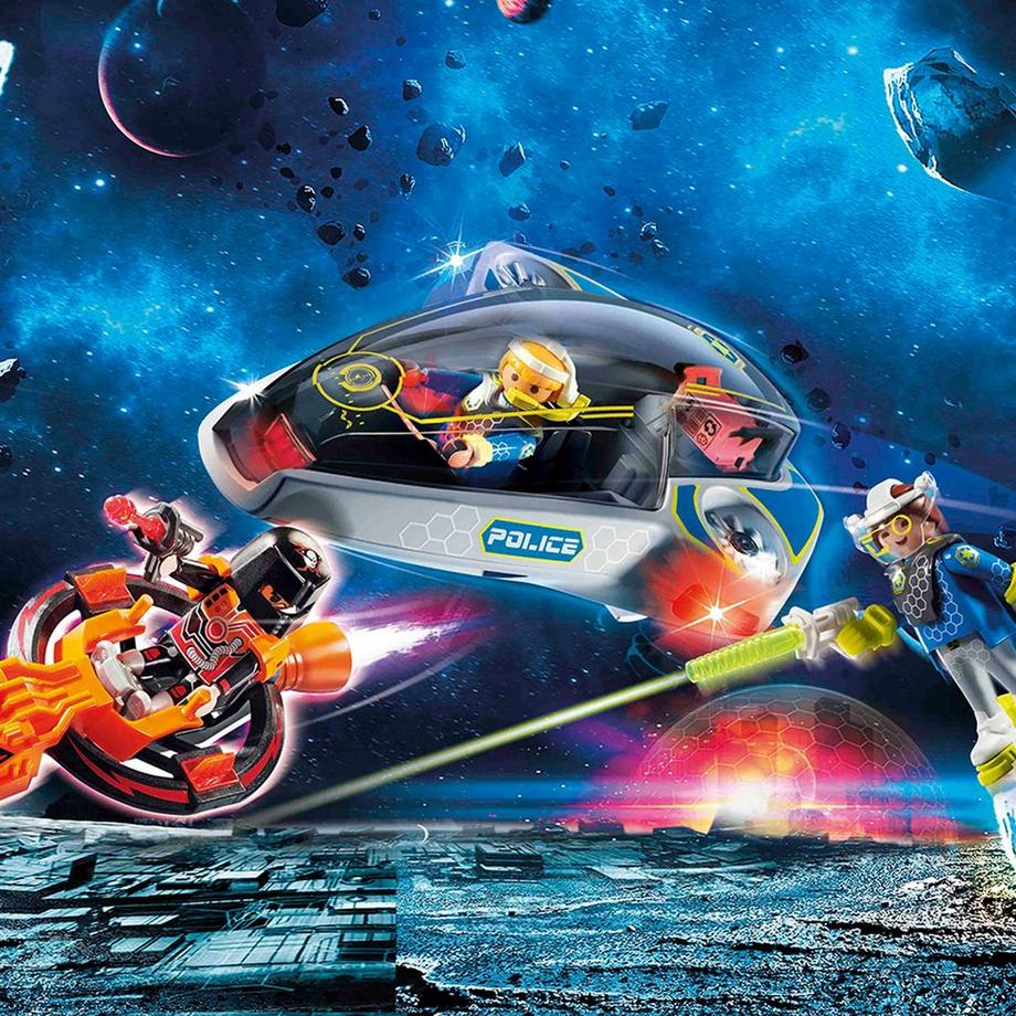 Playmobil  70019 Véhicule volant des policiers de l'espace  