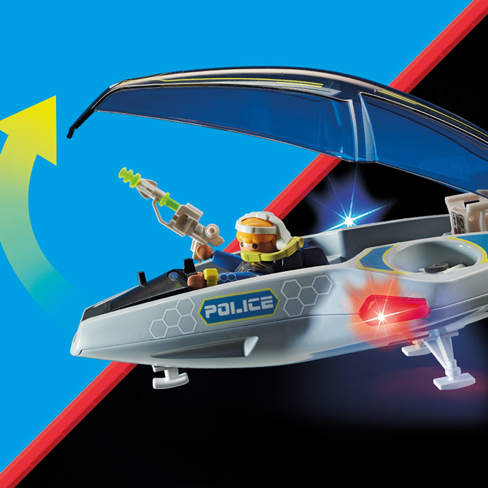 Playmobil  70019 Véhicule volant des policiers de l'espace  