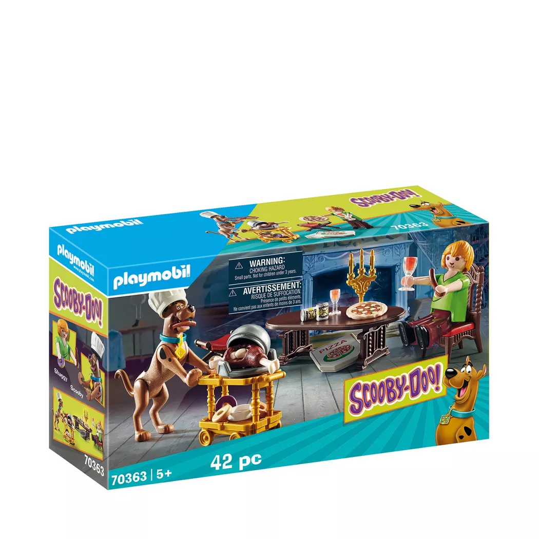 Playmobil - 70363 SCOOBY-DOO! Abendessen mit Shaggy, Multicolor